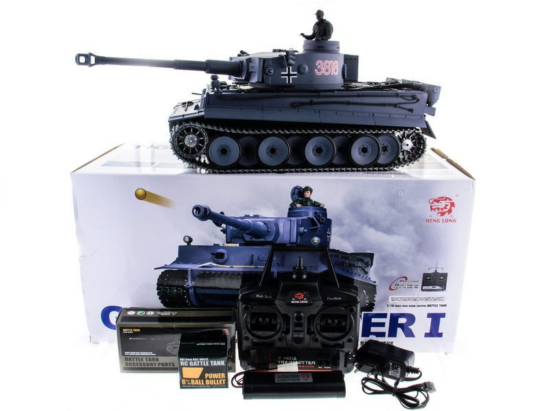 P/У танк Heng Long 1/16 Tiger 1 (Германия) 2.4G RTR PRO