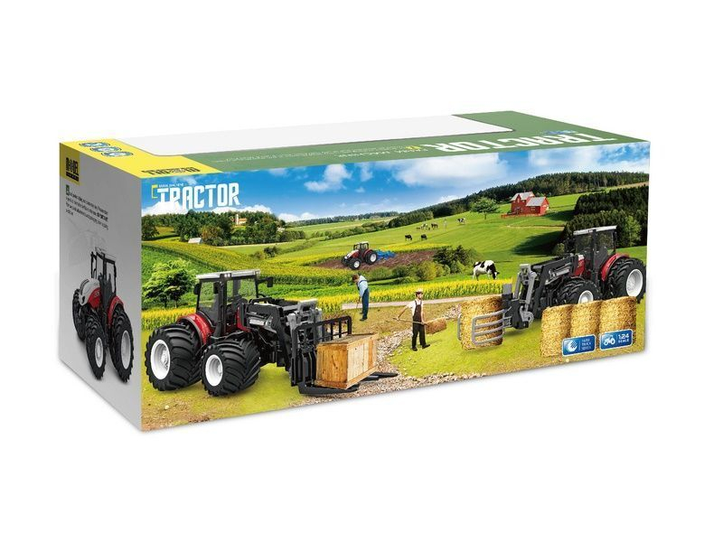 Р/У фермерский трактор Korody с дисковым культиватором, широкие колеса 1/24 2.4G 6CH RTR