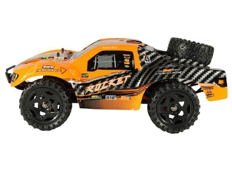 Радиоуправляемый шорт-корс Remo Hobby Rocket UPGRADE V2.0 (оранжевый) 4WD 2.4G 1/16 RTR