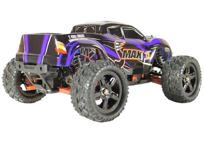 Радиоуправляемый монстр Remo Hobby SMAX Brushless UPGRADE V2.0 (синий) 4WD 2.4G 1/16 RTR