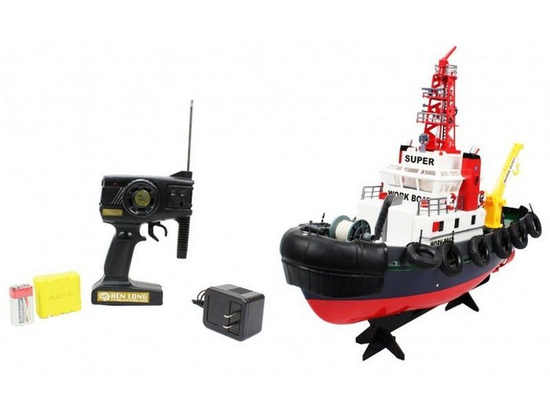 Радиоуправляемый катер буксир Heng Long Seaport Work Boat 1/20 RTR