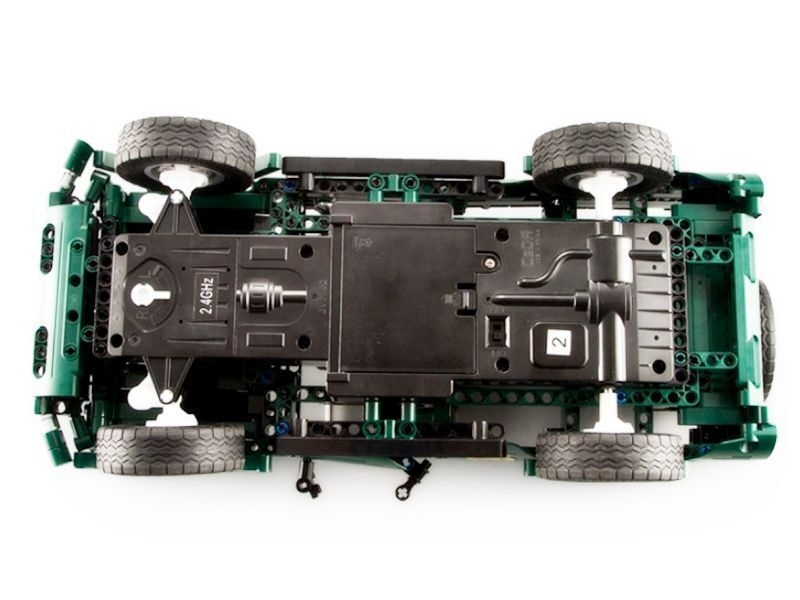 Р/У конструктор CaDA Technic Военный джип (561 деталь)