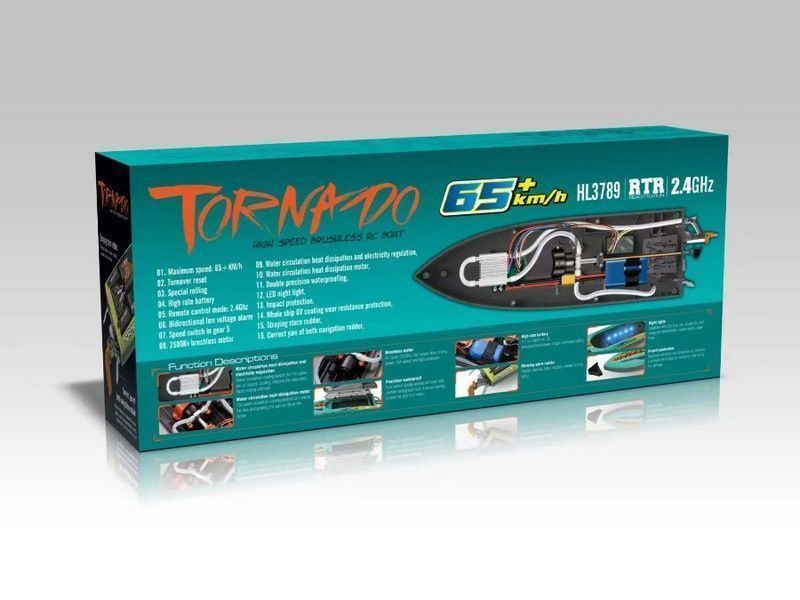 Р/У скоростной катер Heng Long 3789 Brushless 2.4G LiPo RTR