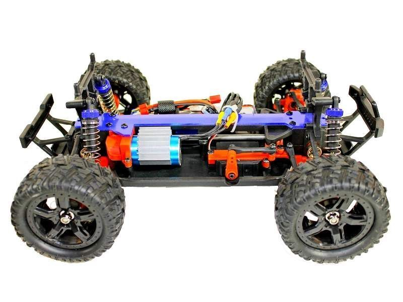 Радиоуправляемый монстр Remo Hobby SMAX Brushless UPGRADE (синий) 4WD 2.4G 1/16 RTR