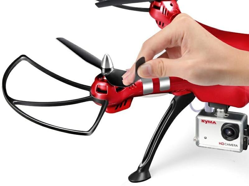 Р/У квадрокоптер Syma X8HG с HD камерой 8Мп 2.4G RTF, барометр