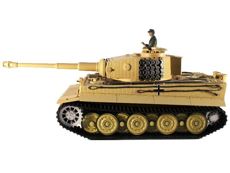 P/У танк Taigen 1/16 Tiger 1 (Германия, поздняя версия) 2.4G RTR песочный