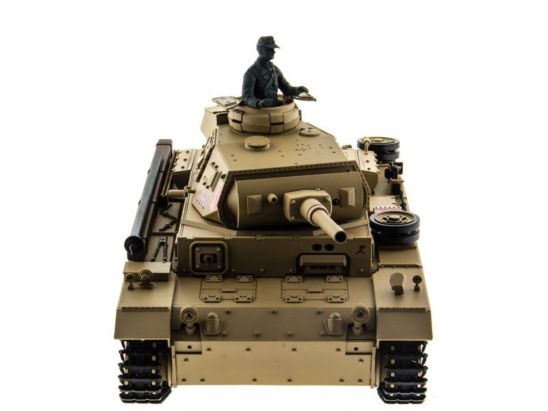 Р/У танк Heng Long 1/16 Panzerkampfwagen III (Германия) 2.4G RTR PRO песочный