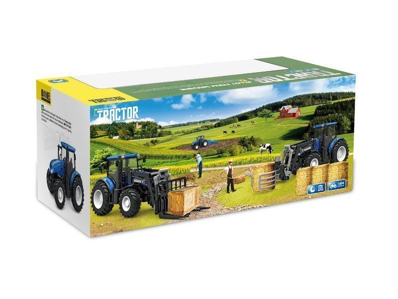 Р/У фермерский трактор Korody с роторной косилкой, мет. кузов 1/24 2.4G 6CH RTR