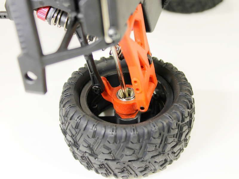 Радиоуправляемый монстр Remo Hobby SMAX UPGRADE (красный) 4WD 2.4G 1/16 RTR
