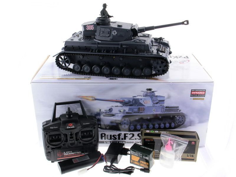 Р/У танк Heng Long 1/16 Panzerkampfwagen IV Ausf.F2.Sd.Kfz (Германия) 2.4G RTR
