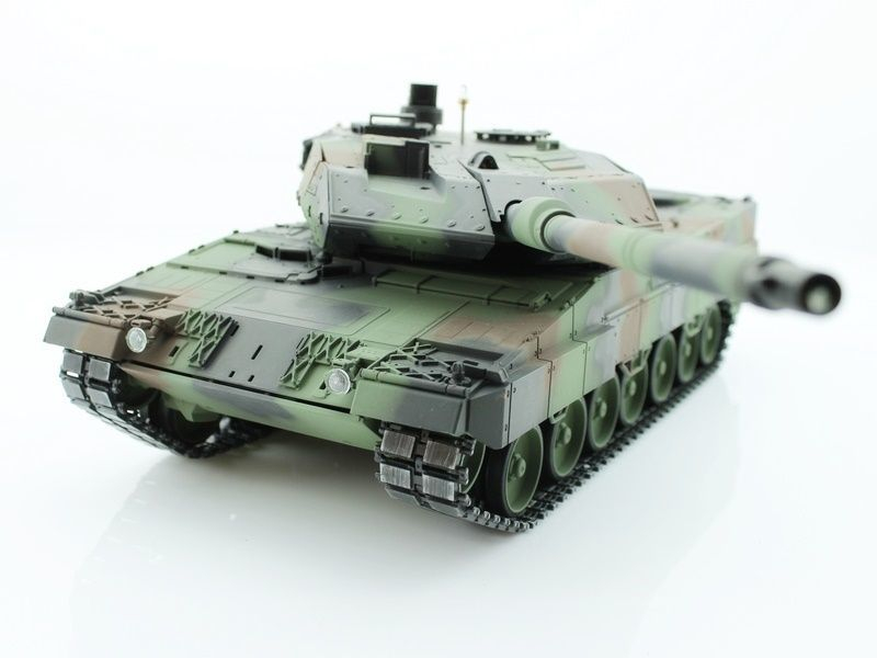 Радиоуправляемый танк Taigen 1/16 Leopard 2 A6 (Германия) САМО 2.4G RTR, деревянная коробка