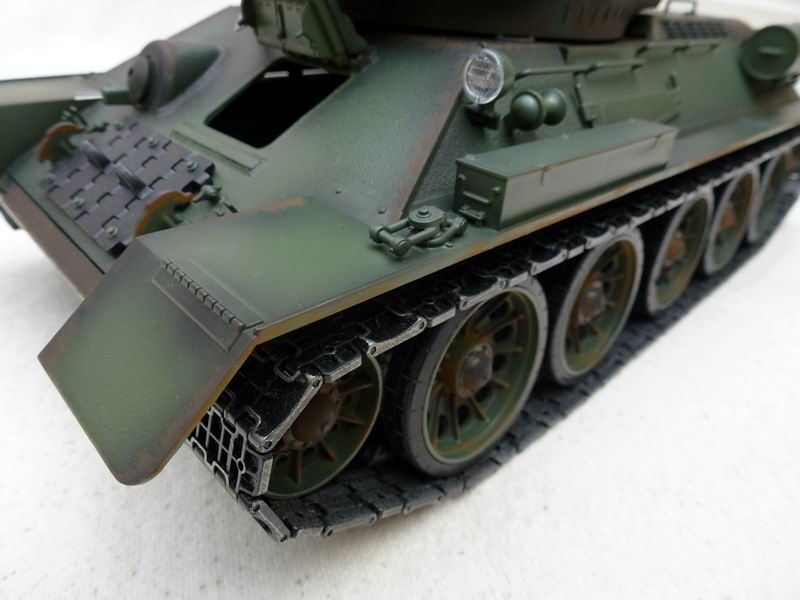 Р/У танк Taigen 1/16 T34-85 (СССР) (для ИК танкового боя) 2.4G (зеленый)