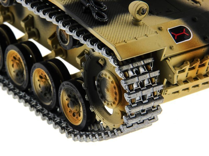 Радиоуправляемый танк Taigen 1/16 SturmgeschutzIIIausf.gsd.kfz. (Германия) HC версия 2.4G RTR