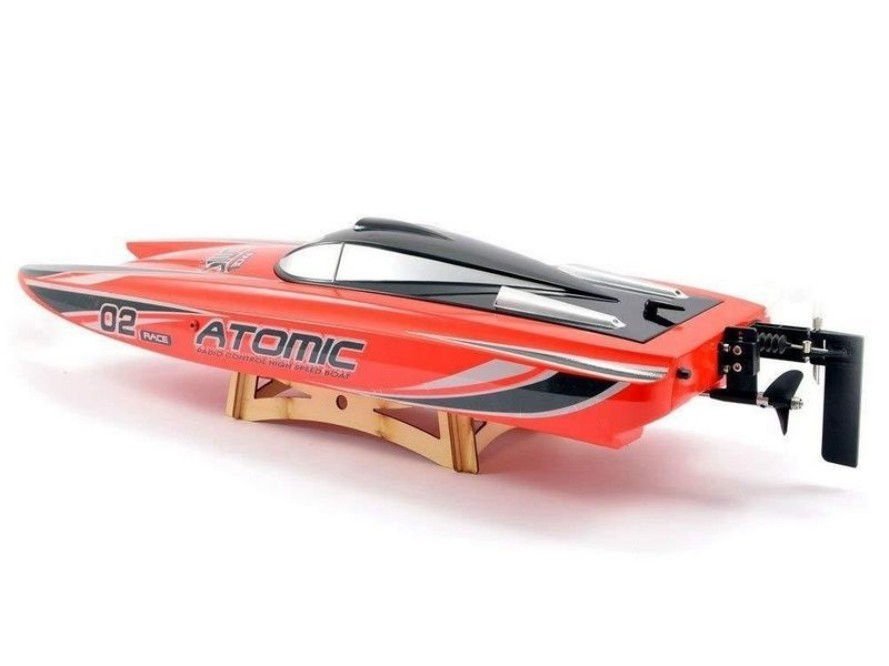 Радиоуправляемый катамаран Volantex RC ATOMIC 700 красный Brushless 2.4G LiPo RTR