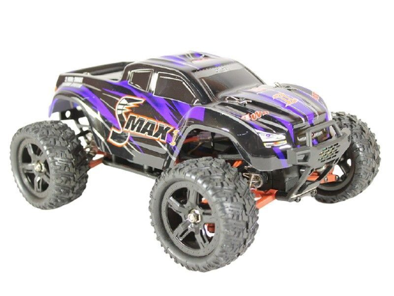 Радиоуправляемый монстр Remo Hobby SMAX Brushless UPGRADE V2.0 (синий) 4WD 2.4G 1/16 RTR