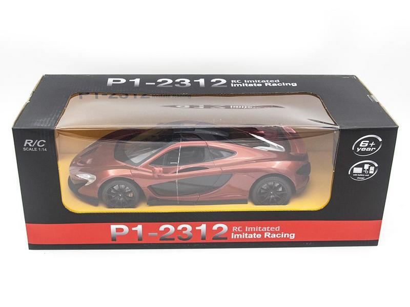 Р/У машина MZ McLaren P1 2312 1/14, открываются двери +акб