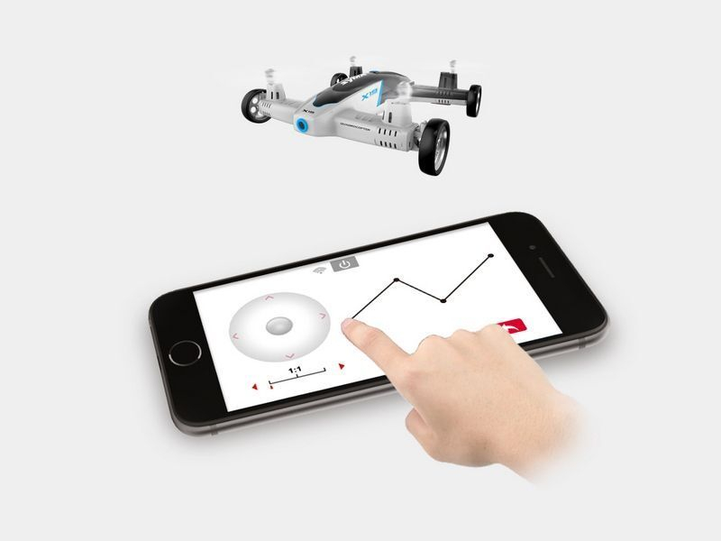 Р/У квадрокоптер Syma X19W Летающая машина с FPV трансляцией Wi-Fi 6-AXIS 2.4G RTF