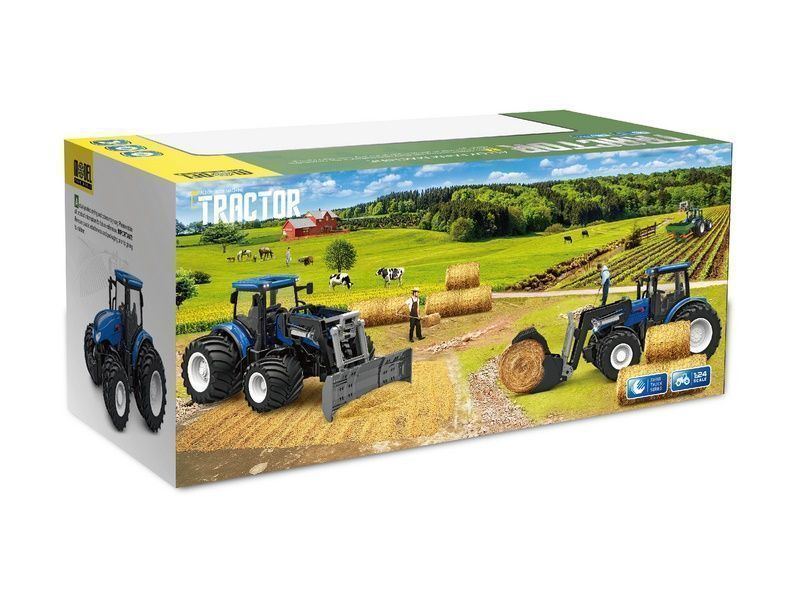 Р/У фермерский трактор Korody с поливалкой, мет. кузов, двойные колеса 1/24 2.4G 6CH RTR