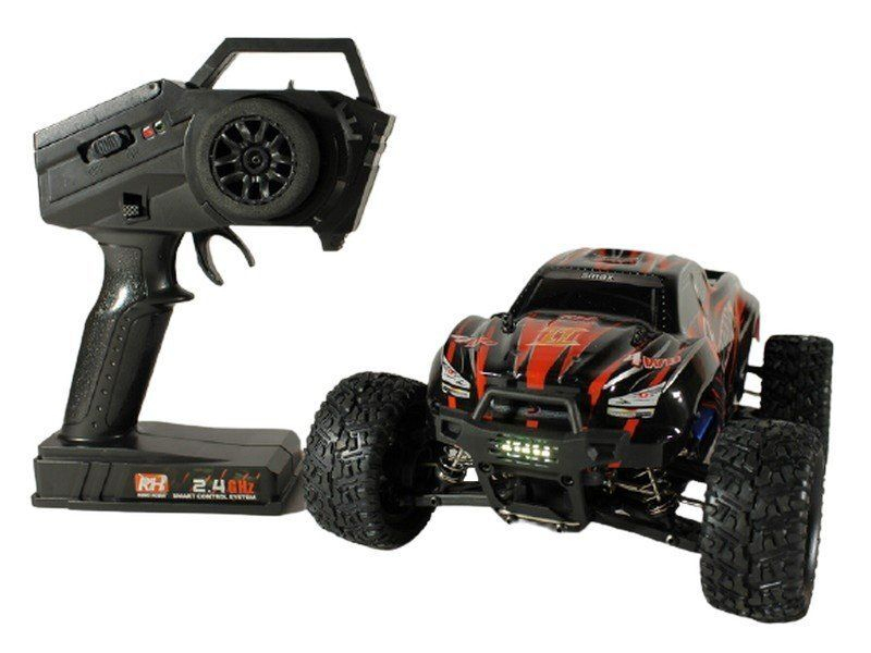 Радиоуправляемый монстр Remo Hobby SMAX Brushless V2.0 (красный) 4WD 2.4G 1/16 RTR