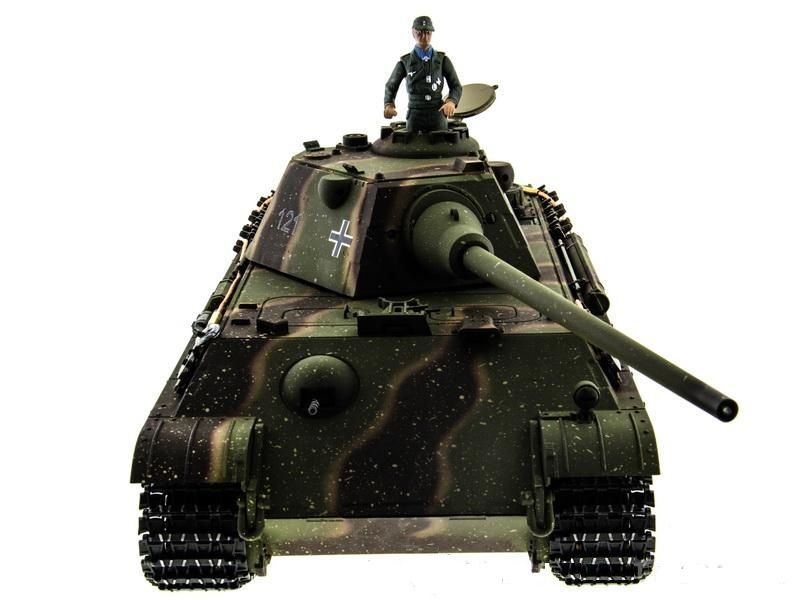 Р/У танк Taigen 1/16 Panther type F с ИК пушкой HC версия, башня на 360, подшипники в ред, 2.4G RTR