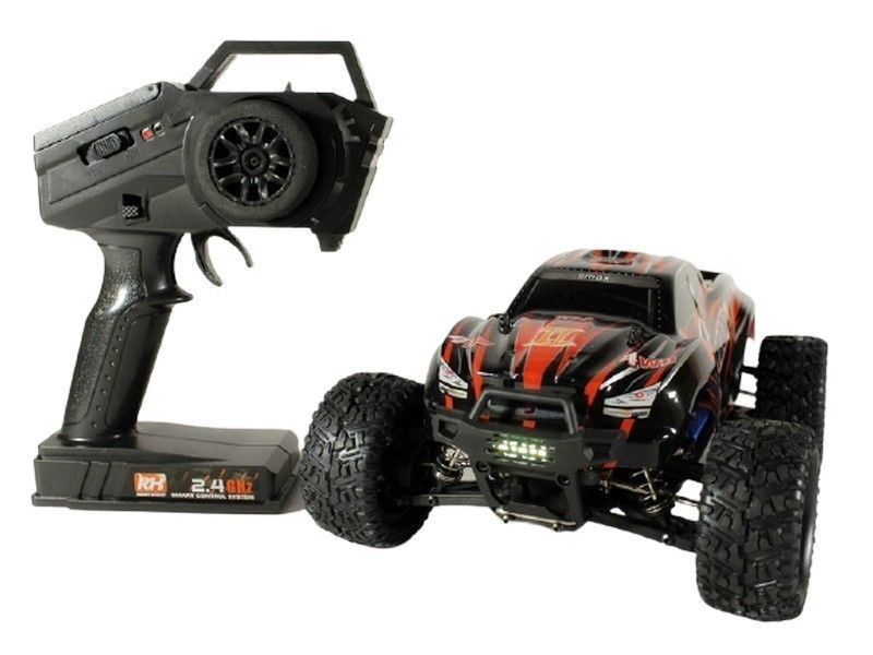 Радиоуправляемый монстр Remo Hobby SMAX V2.0 (красный) 4WD 2.4G 1/16 RTR