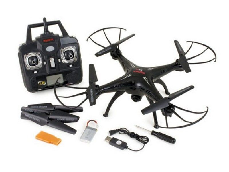 Р/У квадрокоптер Syma X5SC с видеокамерой, 4Gb, HeadFree 2.4G RTF