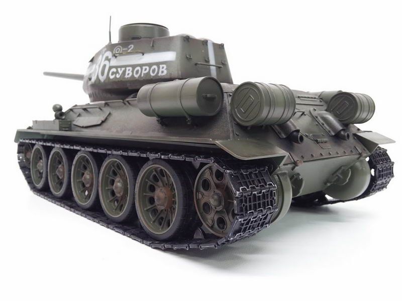 Р/У танк Taigen 1/16 T34-85 (СССР) 2.4G (зеленый)