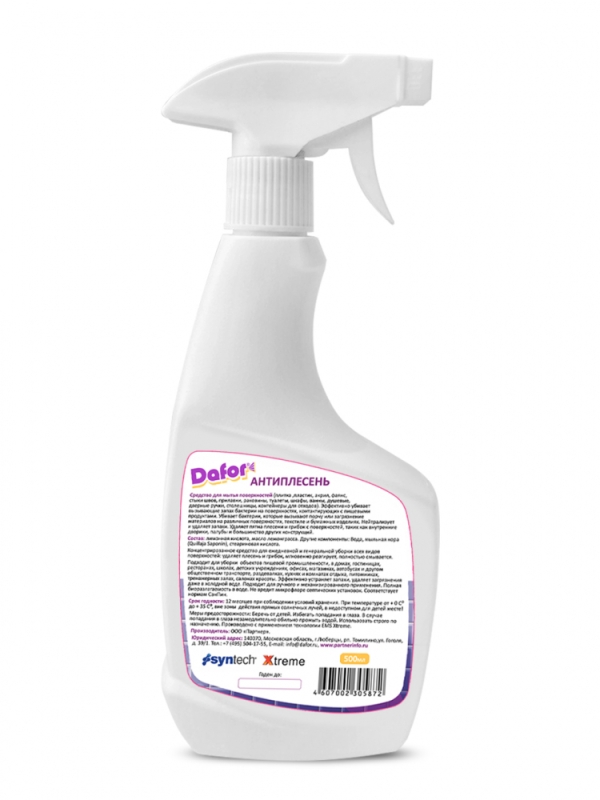 Дафор АНТИПЛЕСЕНЬ / профессиональное чистящее средство для уничтожения и защиты от плесени и грибка / 500 мл