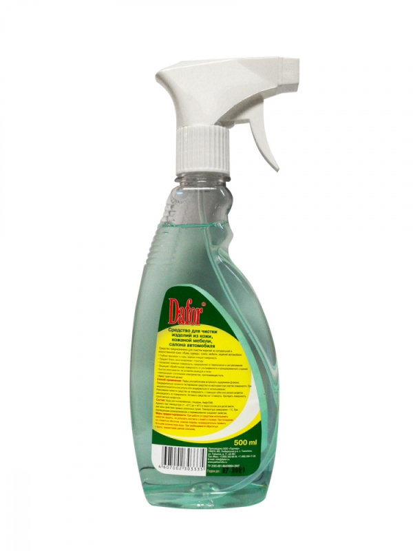 Чистящее средство для кожаной мебели и салона автомобиля Dafor / 500 мл