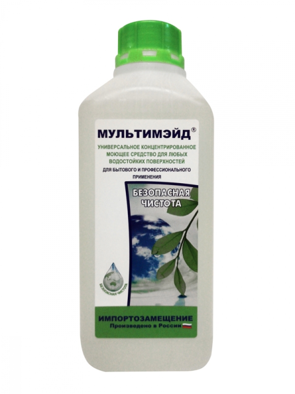 Мультимэйд Универсальное моющее чистящее средство для уборки эко 1л