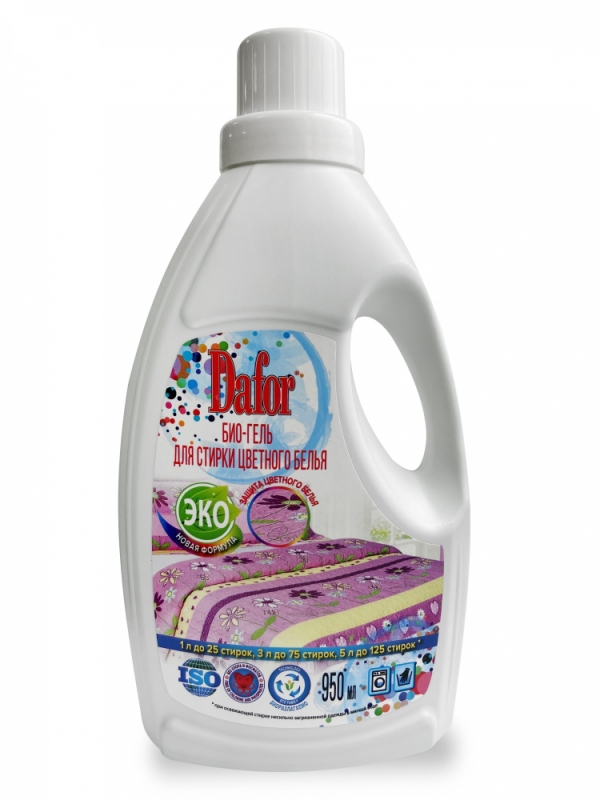 Dafor® био - гель для стирки цветного белья 950мл