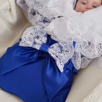 Конверт одеяло для новорождённых на выписку в роддом