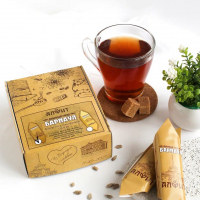 Конфеты "Любимый Барнаул" горький шоколад, семена подсолнечника с медом. 9 шт. по 32 гр. Алфит