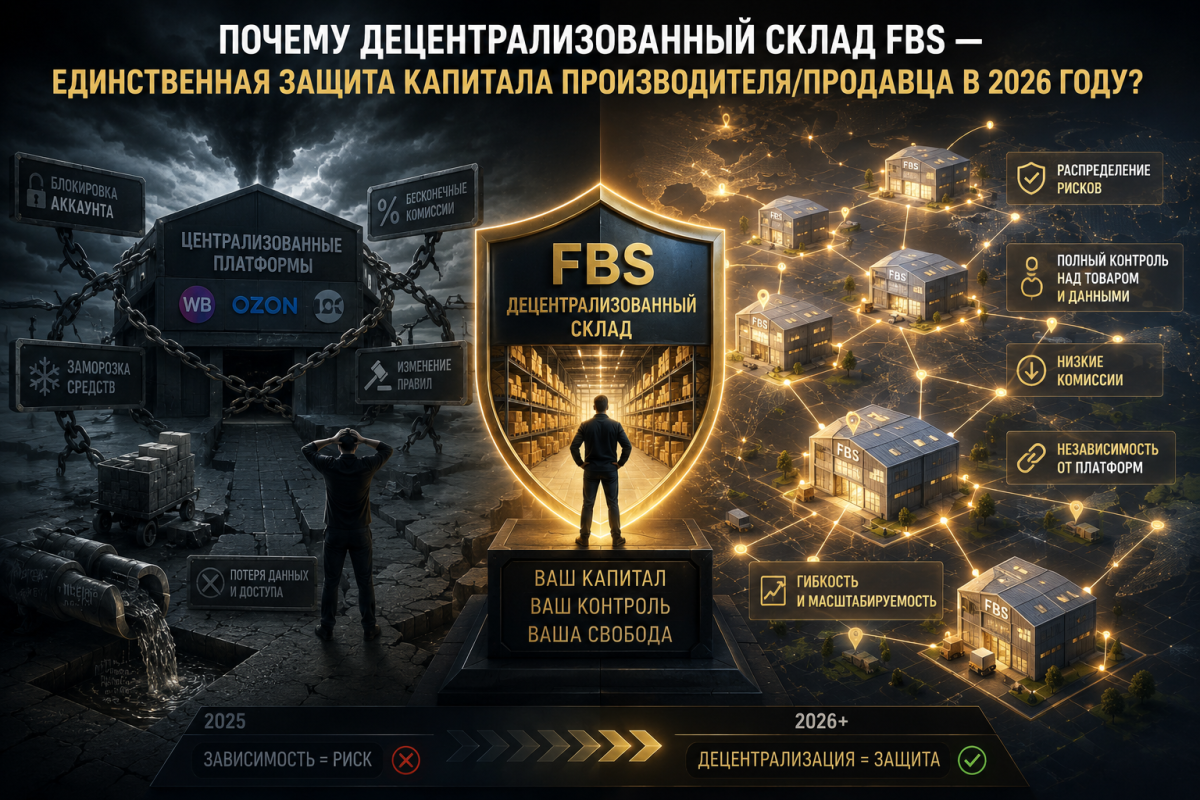 Стерилизация рисков: Почему децентрализованный склад FBS &mdash; единственная защита капитала производителя/продавца в 2026 году?