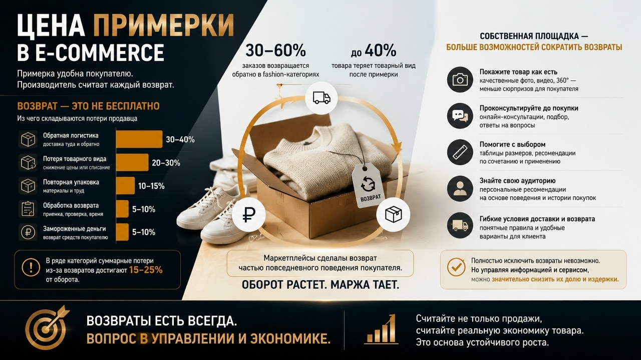 ​Цена примерки в e-commerce