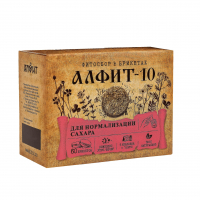 "Алфит-10" для профилактики сахарного диабета чайный напиток. 60 брикетов по 2 г