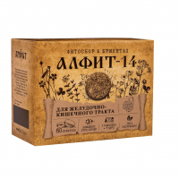 "Алфит-14" желудочно-кишечный чайный напиток. 60 брикетов по 2 г. Пищевая добавка