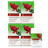 Для мужского здоровья "Прополис + Красный корень" апифитокомплекс (60 таблеток).Пчела и Человек, 4 шт.