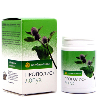 Очищающий апифитокомплекс "Прополис + Лопух", (60 таблеток). Пчела и Человек, 4 шт.