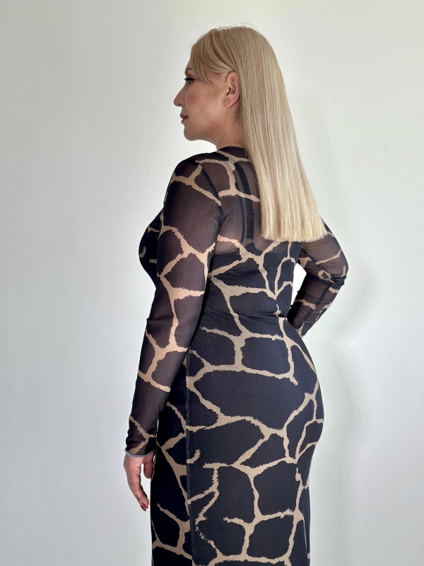 Платье сетка вечернее эротическое 48