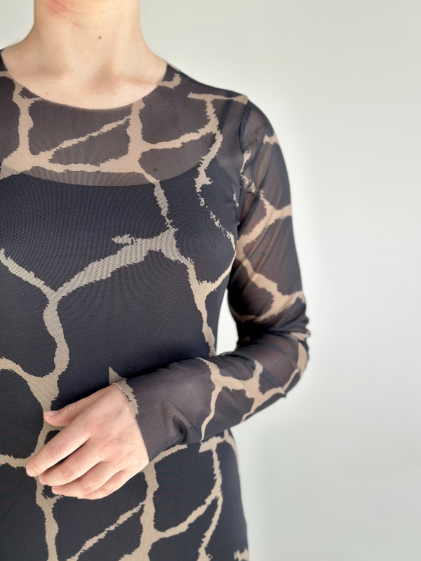 Платье сетка вечернее эротическое 48