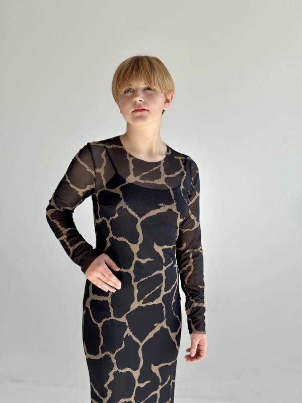 Платье сетка вечернее эротическое 48