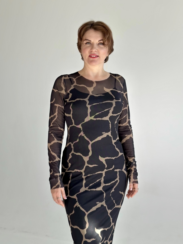 Платье сетка вечернее эротическое 48