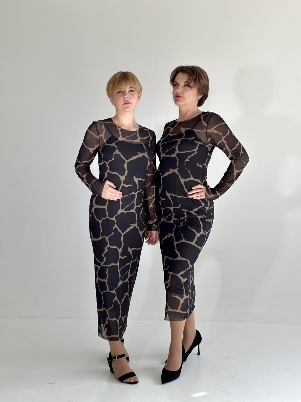 Платье сетка вечернее эротическое 48