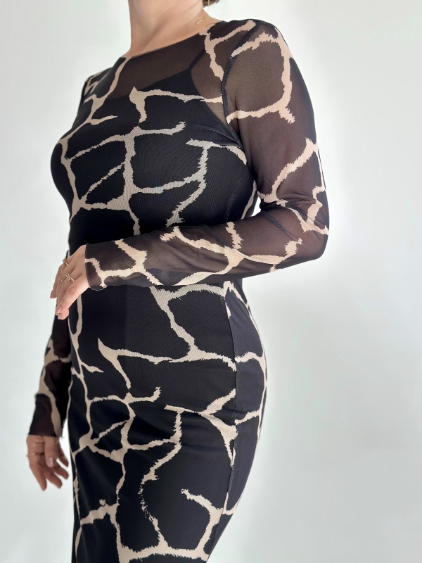 Платье сетка вечернее эротическое 48