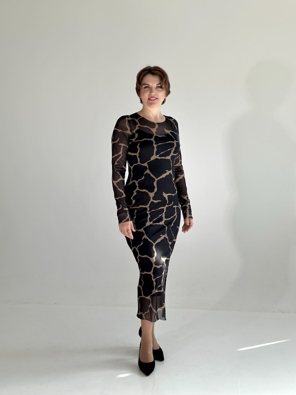 Платье сетка вечернее эротическое 50