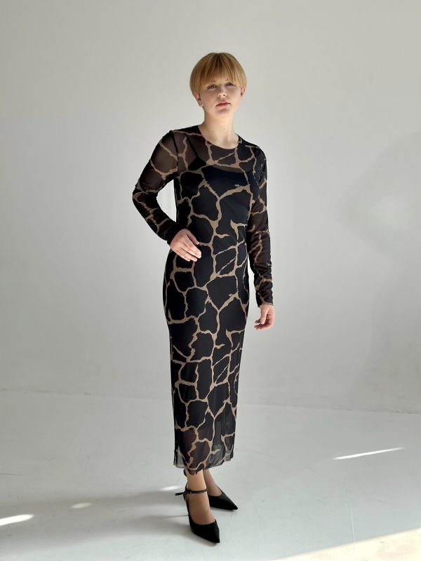 Платье сетка вечернее эротическое 48