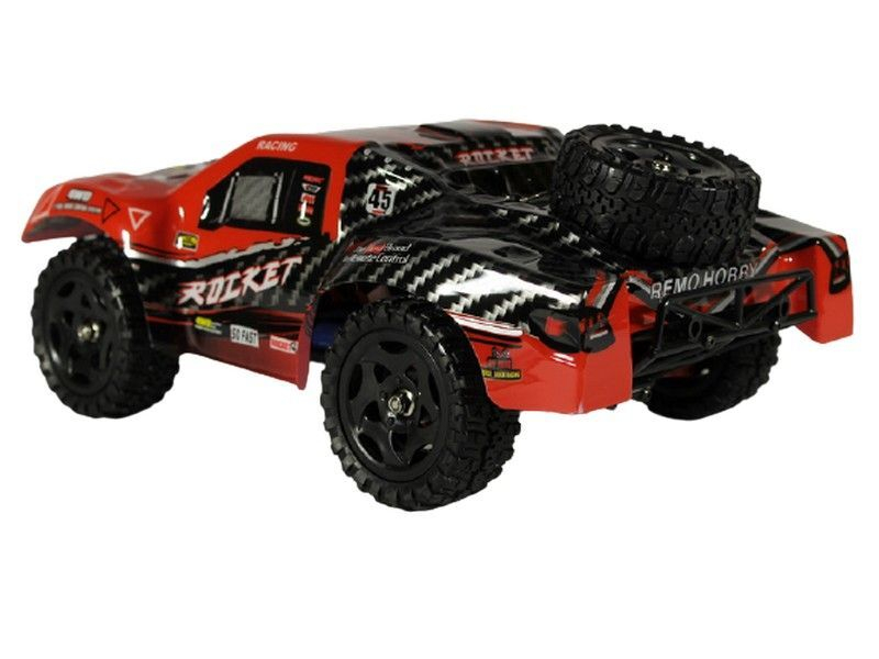 Радиоуправляемый шорт-корс Remo Hobby Rocket Brushless UPGRADE V2.0 (красный) 4WD 2.4G 1/16 RTR