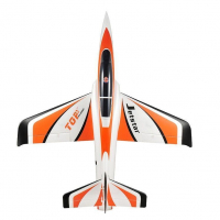 Радиоуправляемый самолет Top RC Jet Star Pro оранжевый 800мм импеллер 64мм 2.4G 4-ch LiPo RTF