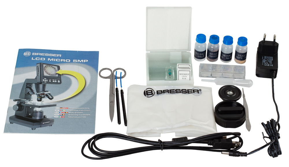 Микроскоп цифровой Bresser LCD 50x&ndash;2000x